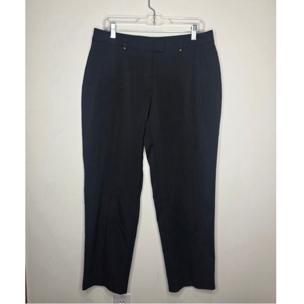Lady Hagen black flat front athletic golf pants - 10 - pickleball tennis
